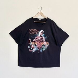 Cannibal Corpse Eaten Back to Life Black Death Metal Band T Shirt Adult size 3XL